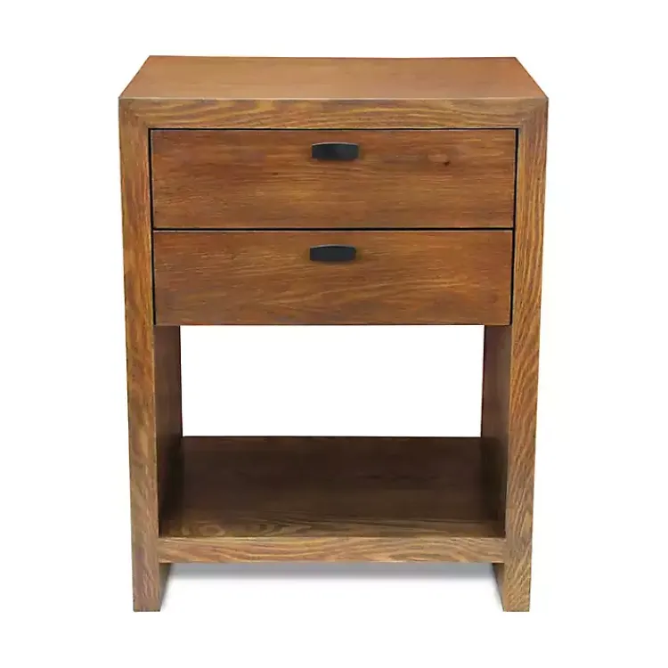 Kirklands Home Dressers & Chests|Vivara 2-Drawer Nightstand Brown