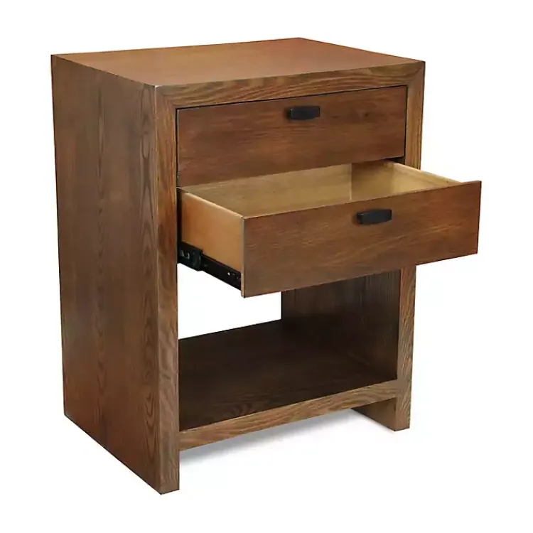 Kirklands Home Dressers & Chests|Vivara 2-Drawer Nightstand Brown