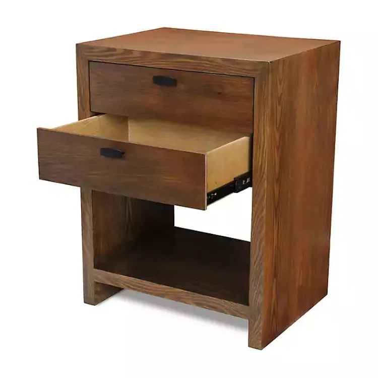 Kirklands Home Dressers & Chests|Vivara 2-Drawer Nightstand Brown