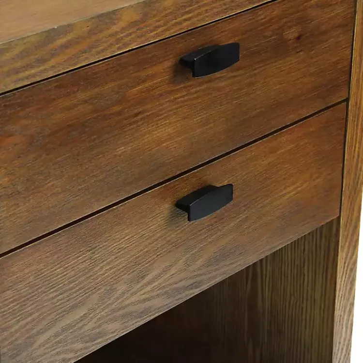 Kirklands Home Dressers & Chests|Vivara 2-Drawer Nightstand Brown
