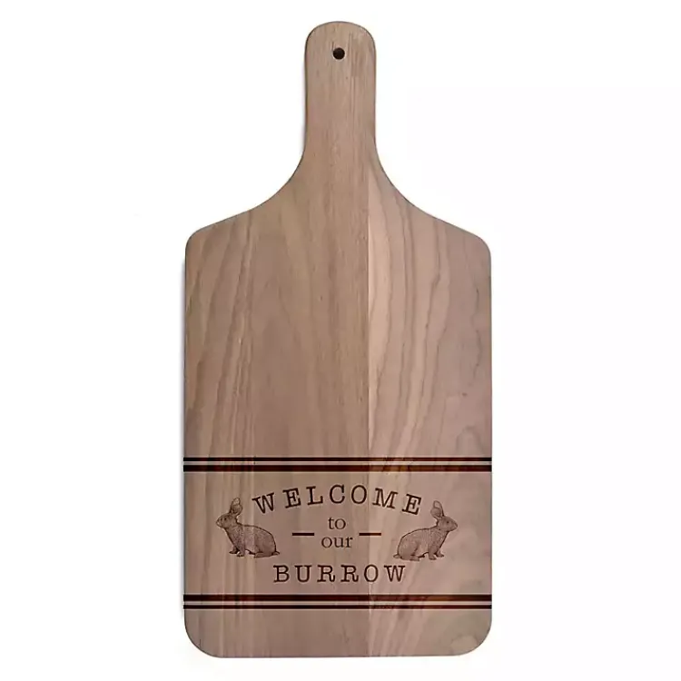 Sale Welcome to Our Burrow Easter Cutting Board Easter Decorations