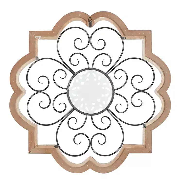 Kirklands Home Wall Plaques|Brown Wood and Metal Farmhouse Wall Plaque