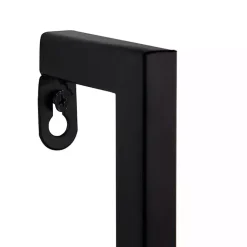 Kirklands Home Shelves|Brown Wood Black Metal Frame 3-pc. Wall Shelves