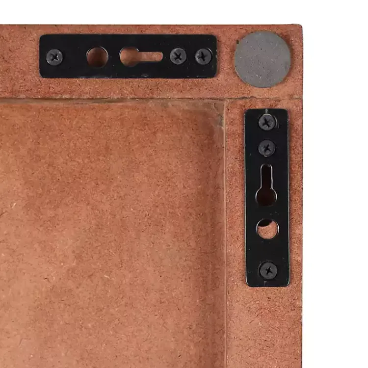 Kirklands Home Wall Plaques|Wood Geometric Block Wall Plaque, 16x48 in. Brown