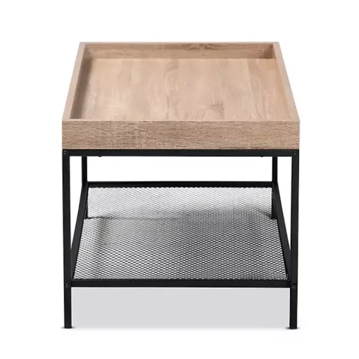 Kirklands Home Coffee Tables|Wood Raised Edge Coffee Table Brown