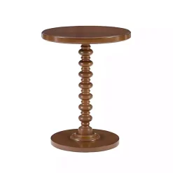 Kirklands Home Accent & End Tables|Wood Spindle Side Table Brown