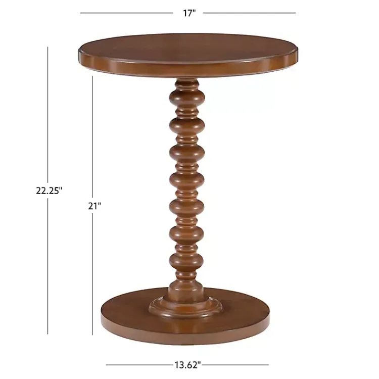 Kirklands Home Accent & End Tables|Wood Spindle Side Table Brown