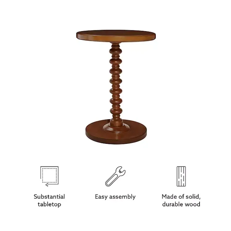 Kirklands Home Accent & End Tables|Wood Spindle Side Table Brown