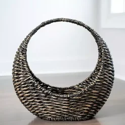 Hot Woven Half Moon Basket Baskets & Boxes