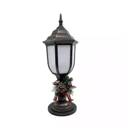 Discount Brushed Bronze Fireglow Lamp Post Christmas Decorations
