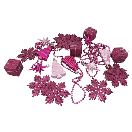 Sale Bubblegum Shatterproof Christmas Ornament Set Christmas Ornaments
