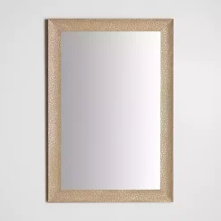 Kirklands Home Framed Mirrors|Buff Textured Astrid Profile Mirror