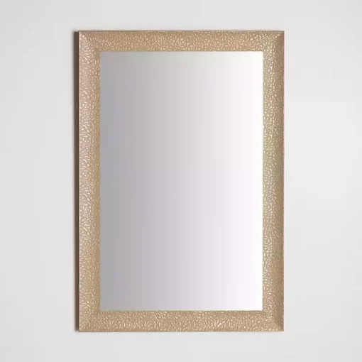 Kirklands Home Framed Mirrors|Buff Textured Astrid Profile Mirror