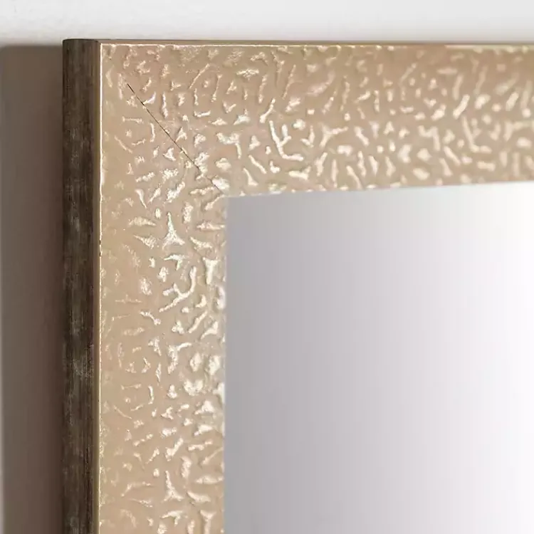 Kirklands Home Framed Mirrors|Buff Textured Astrid Profile Mirror