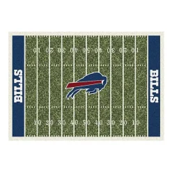 Kirklands Home Area Rugs|Buffalo Bills Home Field Area Rug, 6x8 Green