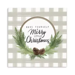 Buffalo Check Christmas Canvas Print, 30x30 in. Christmas Art & Wall Decor