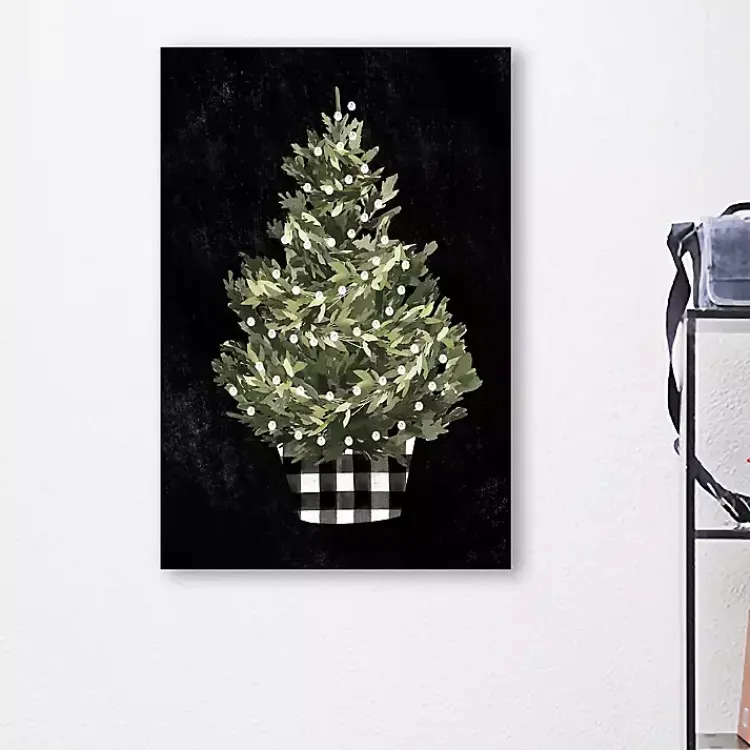 Outlet Buffalo Check Christmas Tree Canvas Art Print Christmas Art & Wall Decor