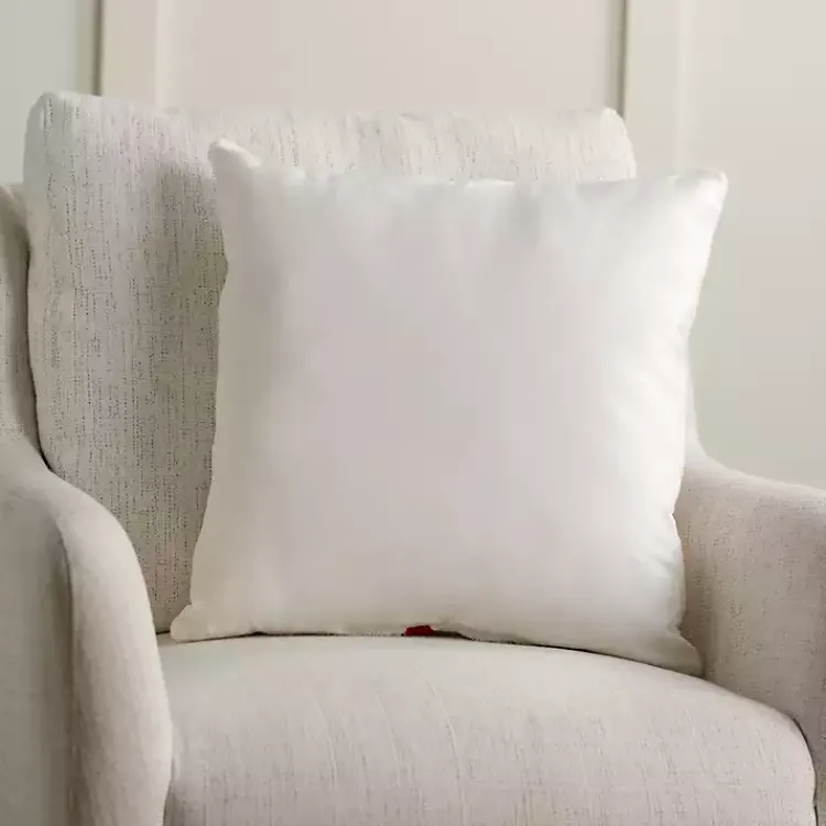 Hot Bulldog with Santa Hat Christmas Pillow Pillows