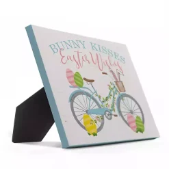 Outlet Bunny Kisses Easter Wishes Table Canvas Art Print Easter Decorations