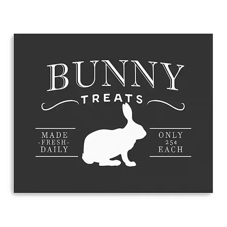 Best Bunny Treats Easter Canvas Art Print Easter Decorations