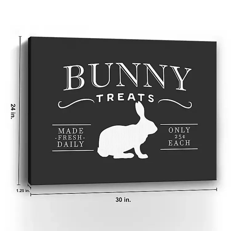Best Bunny Treats Easter Canvas Art Print Easter Decorations