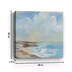 Kirklands Home Canvas Art|By the Beach Abstract Canvas Art Print