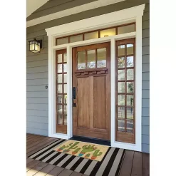 Kirklands Home Doormats|Cactus Family Coir Doormat