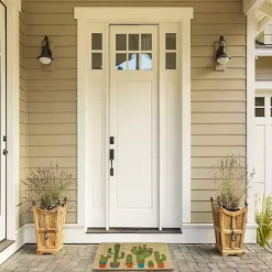 Kirklands Home Doormats|Cactus Family Coir Doormat