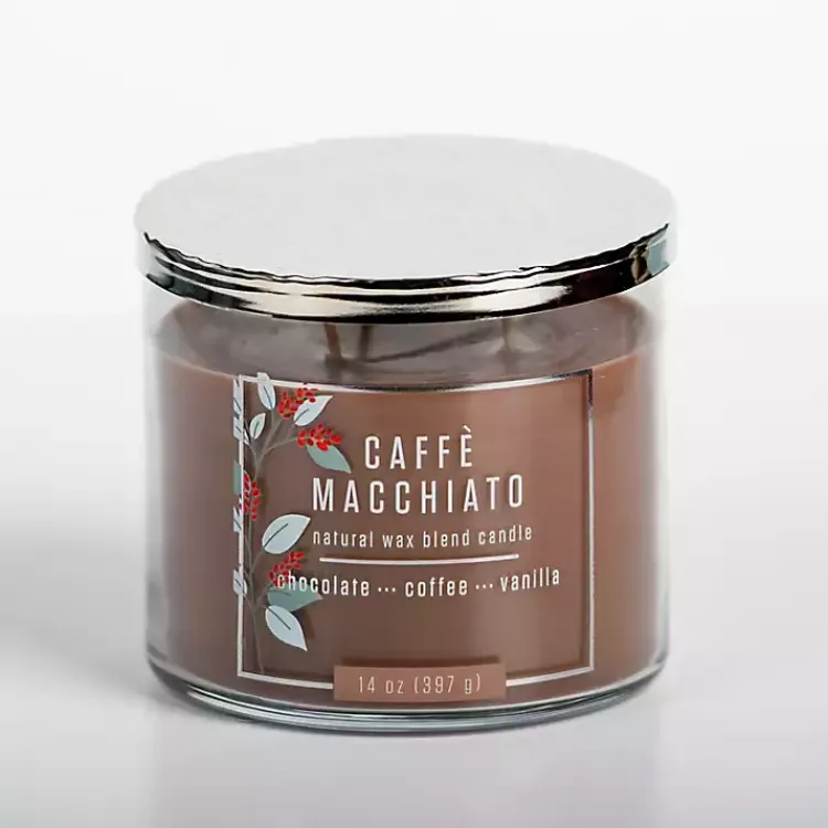 Outlet Caffe Macchiato 14 oz. Triple Wick Jar Candle Candles