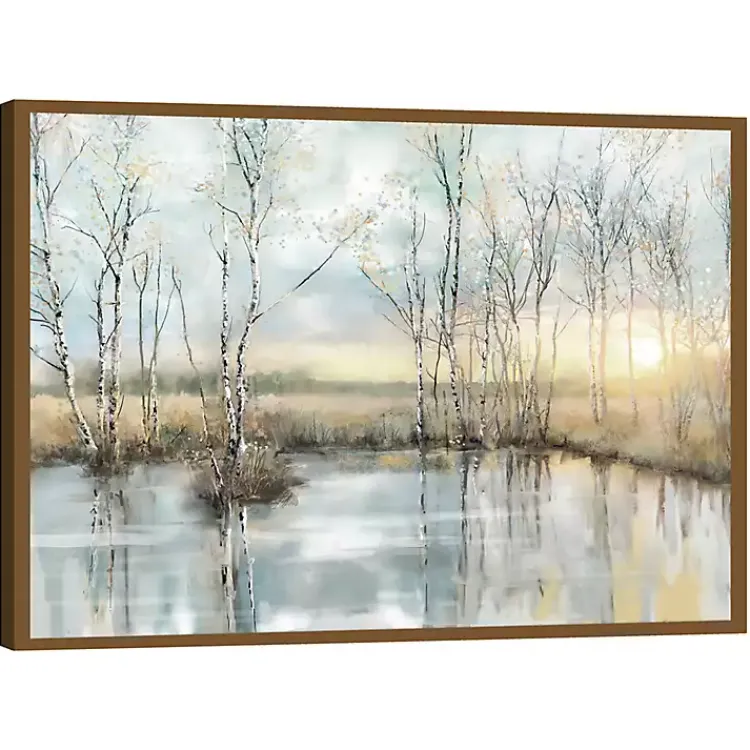 Kirklands Home Canvas Art|Calm Reflection Framed Canvas Art Print