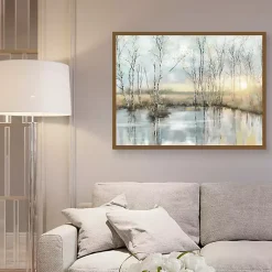 Kirklands Home Canvas Art|Calm Reflection Framed Canvas Art Print