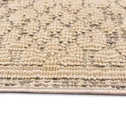 Kirklands Home Outdoor Rugs|Camel Leopard Border Outdoor Area Rug, 5x7 Tan