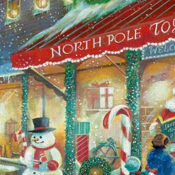 Online Candy Cane Lane Canvas Art Print Christmas Art & Wall Decor