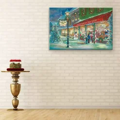 Online Candy Cane Lane Canvas Art Print Christmas Art & Wall Decor