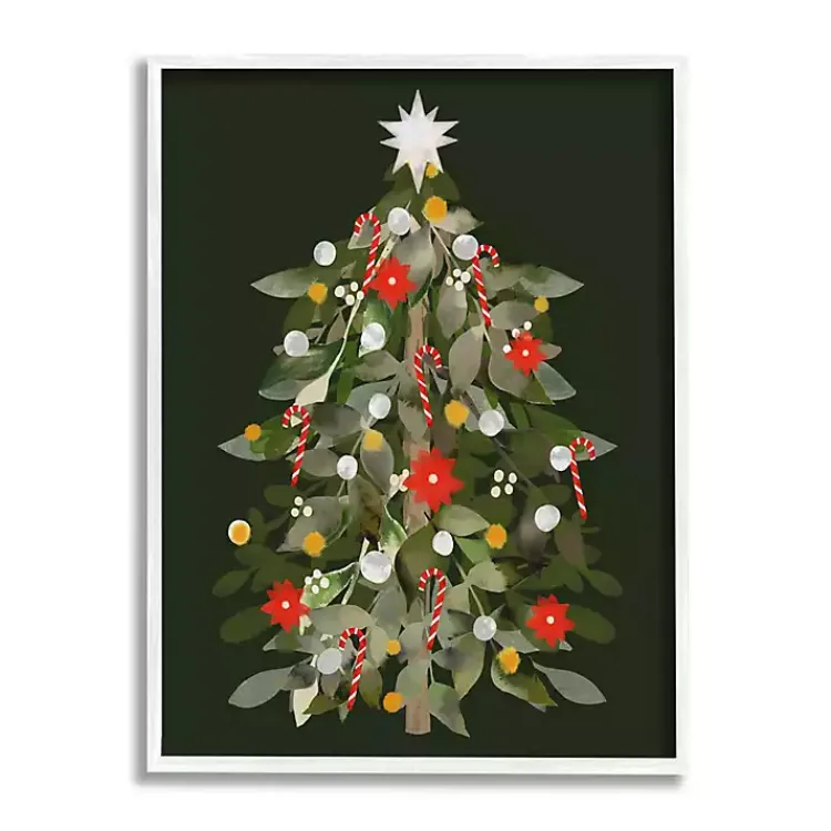 Online Candy Cane Tree Framed Art Print Christmas Art & Wall Decor