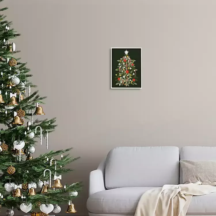 Online Candy Cane Tree Framed Art Print Christmas Art & Wall Decor