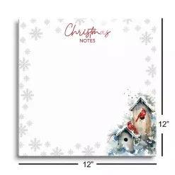 Cardinal Christmas Note Dry Erase Board, 12x12 in. Christmas Art & Wall Decor