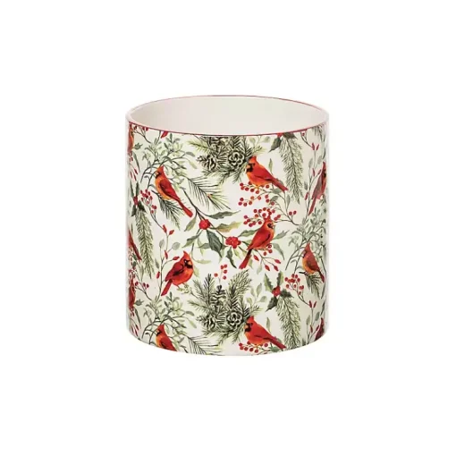 Kirklands Home Kitchen Accessories|Cardinal Christmas Utensil Crock