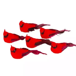 Cardinal Clip-On Christmas Ornaments, Set of 24 Christmas Ornaments