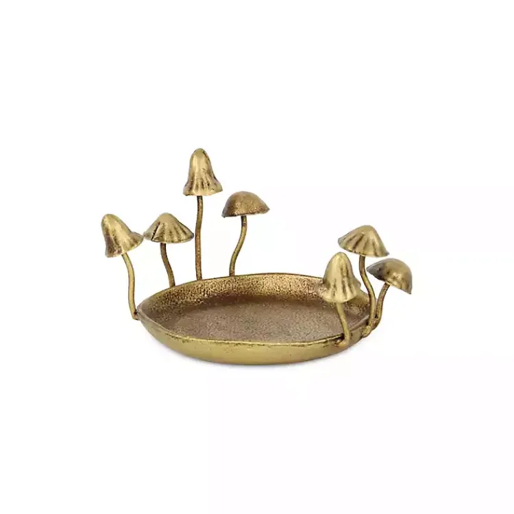 New Cast Iron Catchall Mushroom Tray Decorative Trays