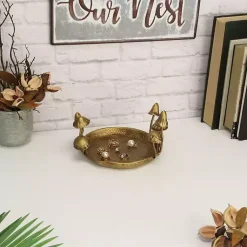 New Cast Iron Catchall Mushroom Tray Decorative Trays