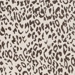 Kirklands Home Outdoor Rugs|Cauli Leopard Print Round Outdoor Rug, 7 ft. Black