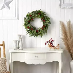 Cedar and Eucalyptus Berry Wreath Christmas Wreaths