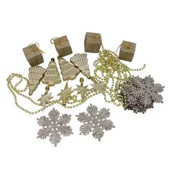 Clearance Champagne Shatterproof Christmas Ornament Set Christmas Ornaments