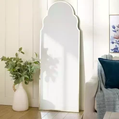 Kirklands Home Full Length & Floor Mirrors|Champagne Maria Arch Full Length Mirror Gold
