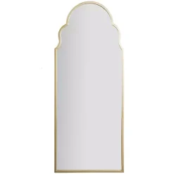 Kirklands Home Full Length & Floor Mirrors|Champagne Maria Arch Full Length Mirror Gold