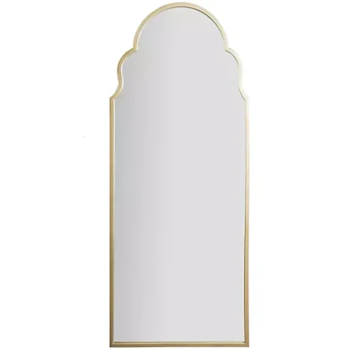 Kirklands Home Full Length & Floor Mirrors|Champagne Maria Arch Full Length Mirror Gold