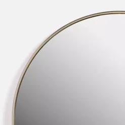 Kirklands Home Framed Mirrors|Champagne Nouveau Arched Wall Mirror