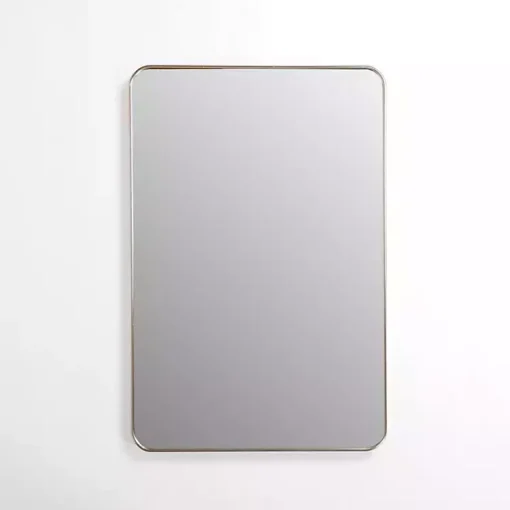 Kirklands Home Framed Mirrors|Champagne Nouveau Curved Corner Mirror