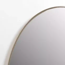 Kirklands Home Framed Mirrors|Champagne Nouveau Oval Wall Mirror
